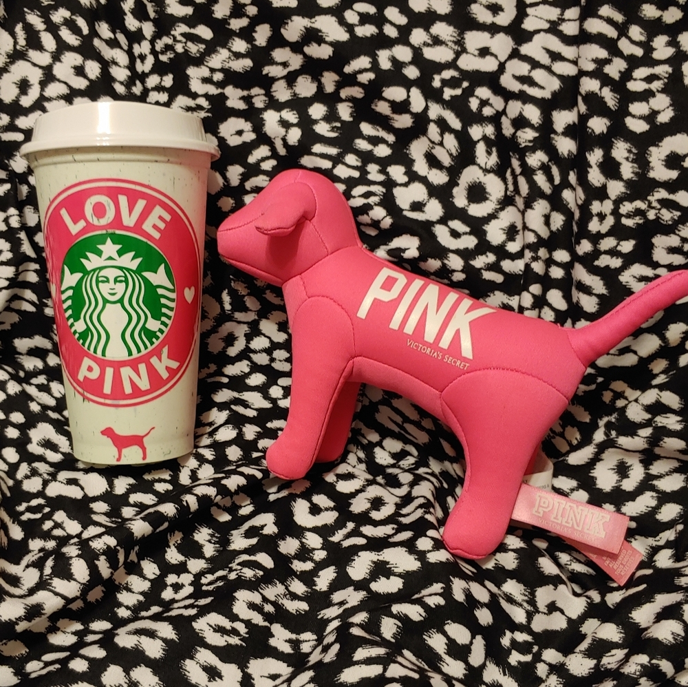 Custom PINK VS Starbucks cup